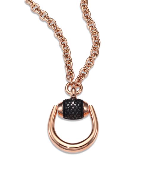 gucci necklaces rose gold